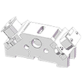 The adjustment structure of the imaging device of the optical fiber fusion splicer