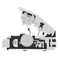 A hand-held and desktop dual-purpose simple optical fiber cutter