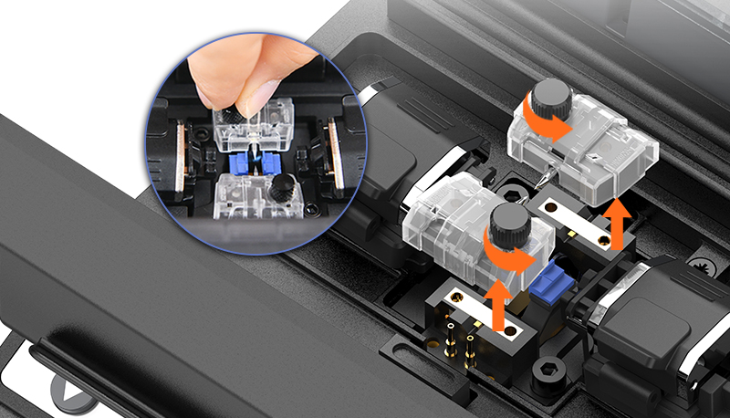 fiber optic splicing machine